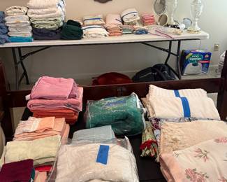 Lots and lots of linens!