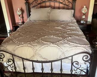 Queen bed, mattress set
