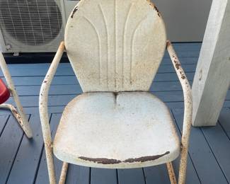 Vintage metal chair