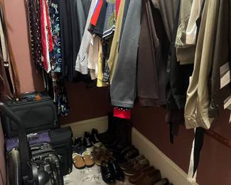 Men’s apparel, luggage
