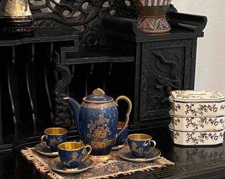#17 -$70 Tea Set Porcelain 5 pieces 