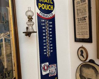 $29C- $120 -Mail Pouch Chew Tobacco thermometer 