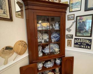 #29- $380 Corner cabinet solid and handpegged 6'x39x20 
