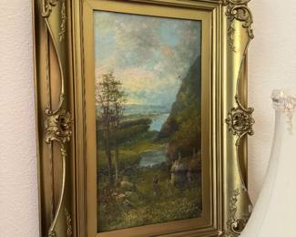 #76- $300 - Set of 2 landscape J.Wallace 18x26