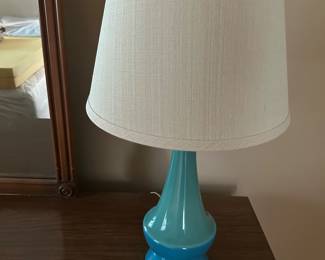 Lamp (pair of beautiful turquoise lamps available)