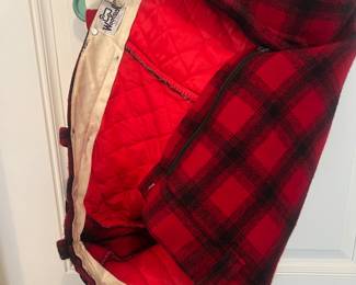 Vintage Woolrich Red and Black Buffalo Plaid trousers/pants