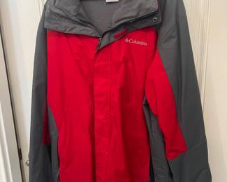 Columbia - modern red/grey technical jacket