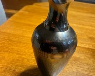 Cocktail Shaker - Mid Century Modern Hammered-Finish