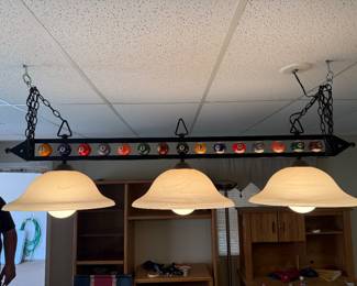Vintage billiards light