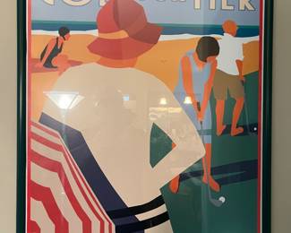 Golf Sur Mer Framed Print