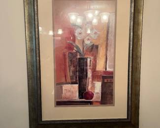 Framed Floral Still Life Print