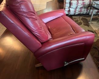 Red Leather Recliner