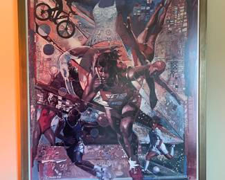 Charly Palmer "Grace  and Power" Olympic Print