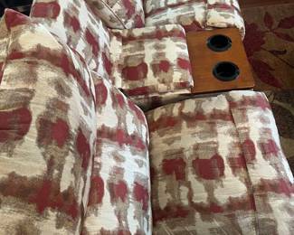 Reclining and Rocking Loveseat with Center Console