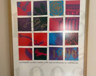 1996 Atlanta Centennial Olympic Games Framed Poster