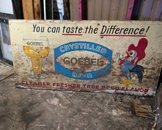 Metal sign
