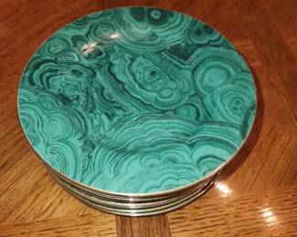 Neiman Marcus agate plate set