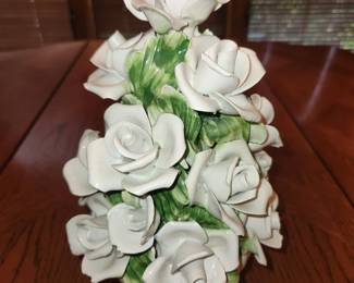 Vintage Italian porcelain floral