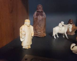 Japanese carved figurines