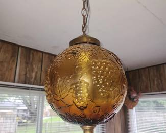 Vintage swag lamp