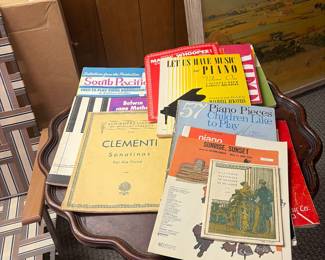 Vintage sheet music