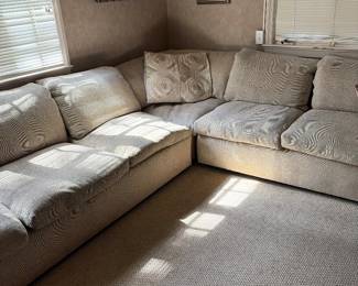 Classy comfortable sectional