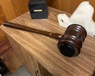 Wooden gavel