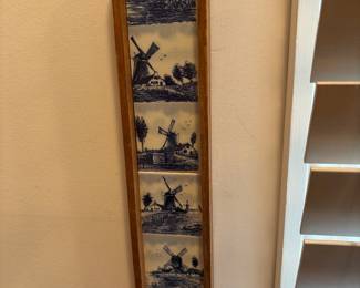 Delft small wall plaque