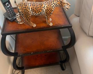 Antique accent table