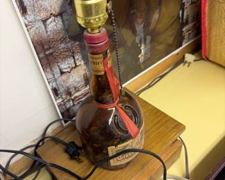 Liquor bottle lamp