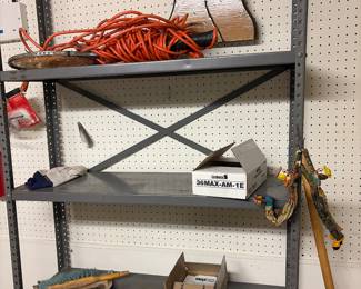 Metal shelving