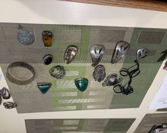 Sterling with stones