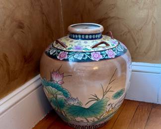 Chinese Porcelain Lotus Blossom Vessel