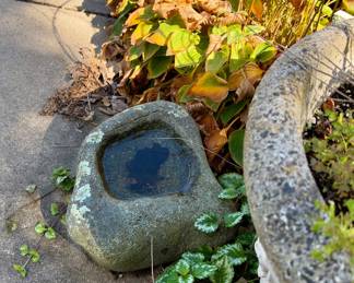 Stone Birdbath