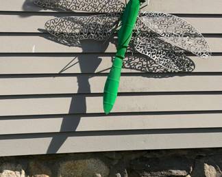 Large Metal Dragonfly Wall Art