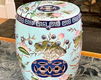 Chinese Famille Rose Garden Seat