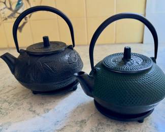 Japanese Tetsubin Cast Iron Teapots