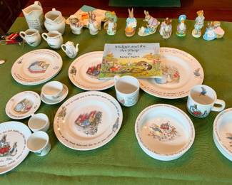 Vintage Beatrix Potter Child’s Dishware