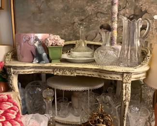 Crystal  ornate vanity 