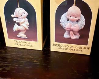 “Dropping In for Christmas” and “Surround Us With Joy” Precious Moments
