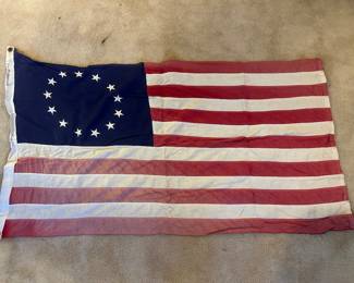 Antique 13 Star American Flag