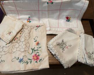 Embroidered Napkins 