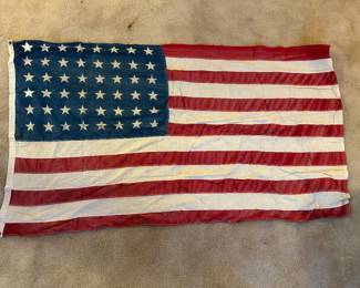 (Appox 1940's) 48 American Flag