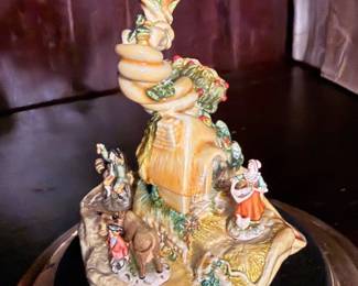 Jack and the Bean Stalk Olszewski with Jack, Jacks mother and Bean Seller figurines