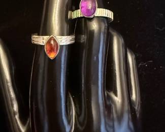 Jay King Sterling rings
