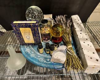 Tarot Cards Essential Oils Crystal Spheres  Mystical Items