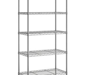 Three 3 Metal Storage Racks