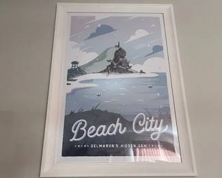 Beach City Delmarvas Hidden Gem Framed Print