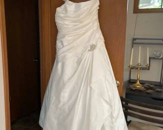 White Draping Dress