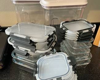 Glass Storage Containers With Lids  OXO Plastic Pitchers